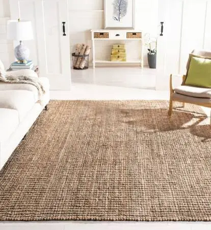 SAFAVIEH 8 X 10 CHUNKY JUTE AREA RUG - ALLNEW