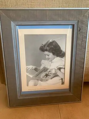 Charming 1940’s Original Photo “Wendy And The Gingerbread Man”