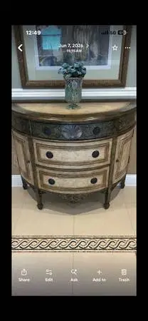 Half Moon Console or buffet