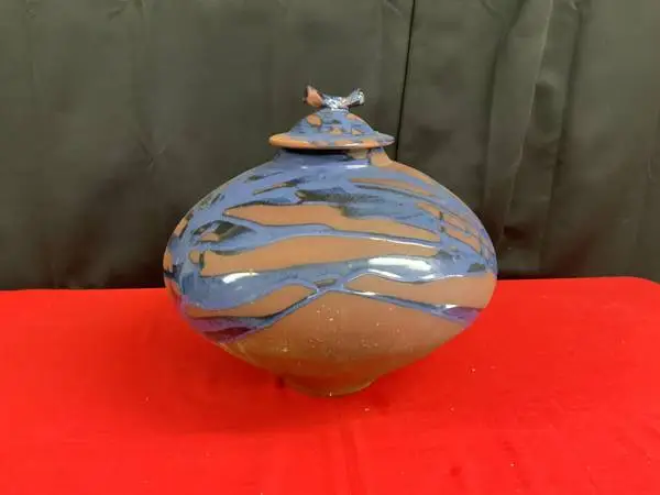 Large terracotta urn