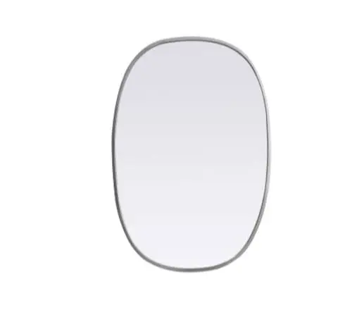Elegant Lighting MR2B2030SIL Brynn 20W x 30H Bathroom Mirror, NEW