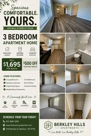 Your New Beginning Blossoms - Lease at Berkley Hills