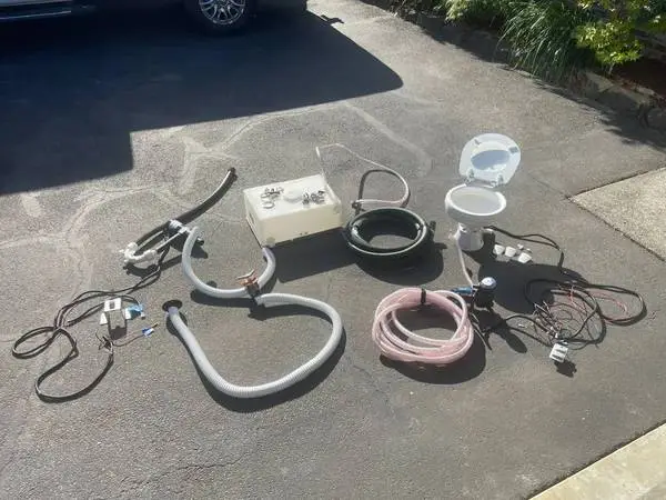 Boat Toilet/Head system, everything you need Jabsco, Never Used!!