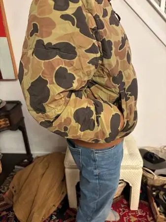 Coat  warm Down prime goose best ,med, Ex.warm , BROWNING w stuff sack