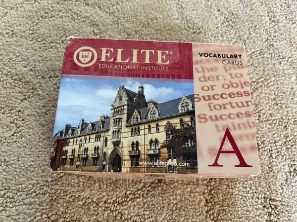 Elite Educational Institute Vocabulary Cards