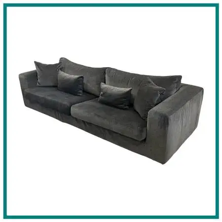Limn Italia Charcoal Gray Sofa