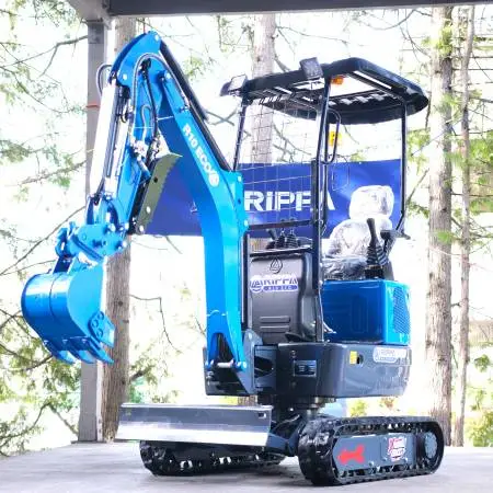 Rippa R10 ECO Mini Excavator – Kubota Diesel with attachments