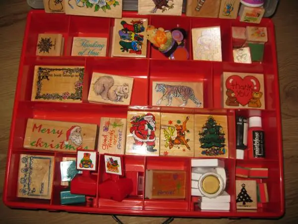 Stamping set Huge! Hardly used in case