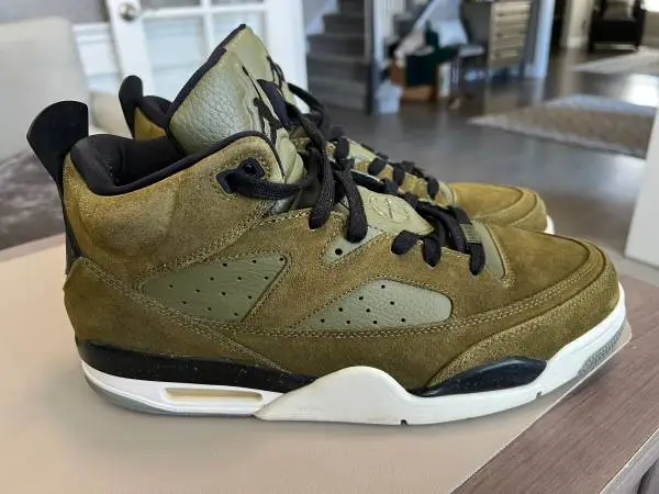 Nike Jordan Mens Size 12 Son Of Mars Low Olive Green Shoes