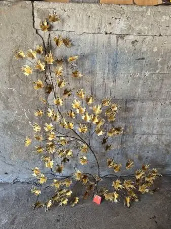 Vintage Mid Century Modern Leaf Wall Sculpture