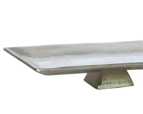 Retail $160 | 35 TRAY Silver-tone Accent Pedestal for Barware Candles