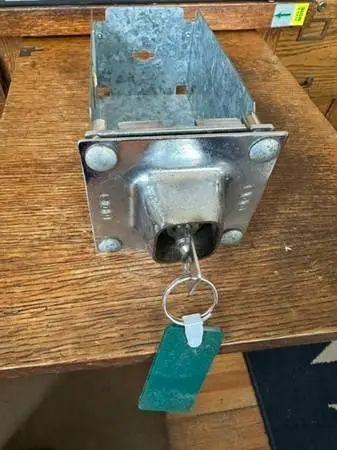 coin box for commercial washer or dryer