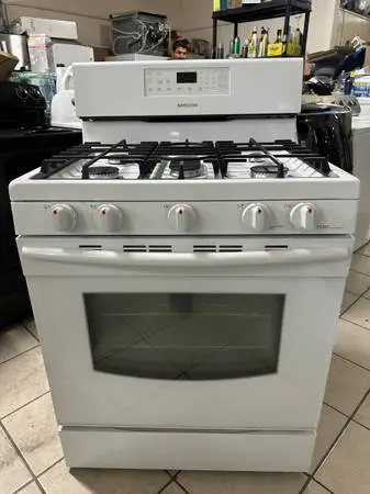 Samsung NX58F5500SW5 Burner gas range stove LIKE NEW W/ WARRANTY!!