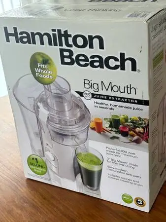 Juicer - Hamilton Beach Big Mouth 800 Watt - Brand New