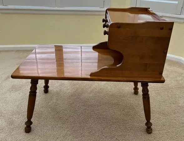 Solid maple end tables