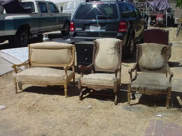 vintage loveseat platform rocker captains chair