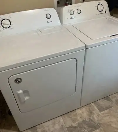 Amana washer and dryer