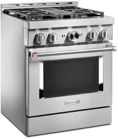 *Open Box* KitchenAid 30” All Gas Range – Commercial Style