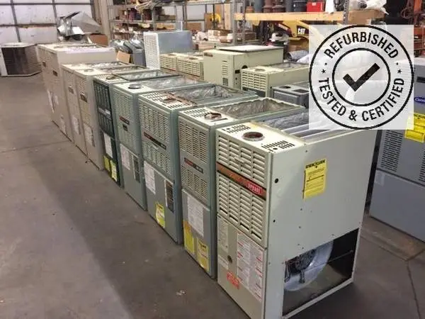Gas hot air furnace (reconditioned)