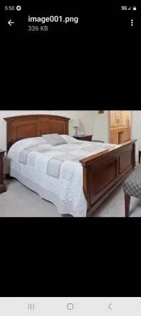 QUEEN BED FRAME SET LOOK