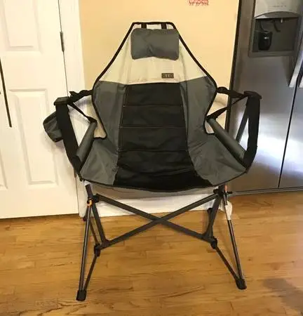 RIO Adjustable Back Hammock Chair - Steel Folding Rocking Recliner