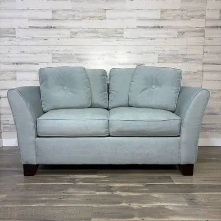 Light blue Bauhaus loveseat sofa- delivery available