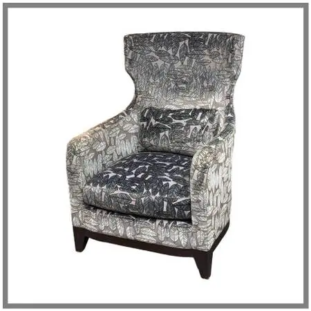 Bespoke Wingback Lounge Armchair