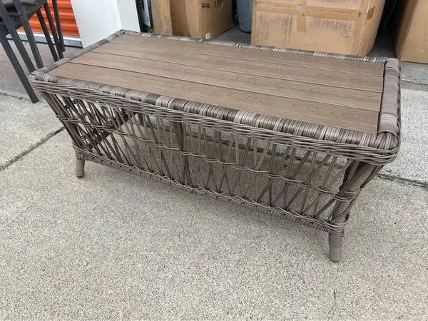 New outdoor patio furniture coffee table