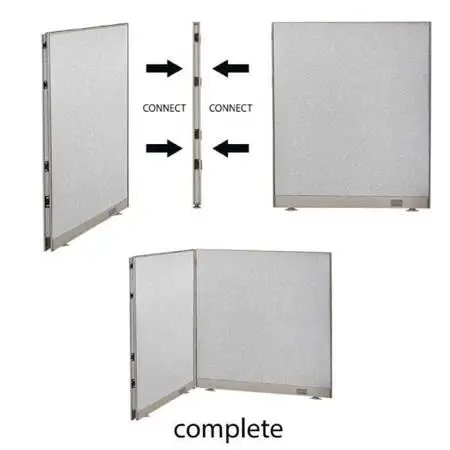 (8) 36,60wX43h Acoustic Cubicle Panel Wall Room Divider New$530