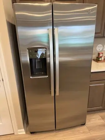 New GE side by side 36” refrigerator