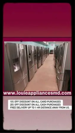 Variety of Refrigerators 20% off Discount