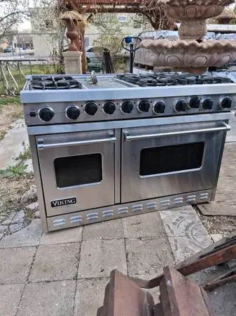 48 Freestanding Viking Professional 6 Burner/Griddle/Double Oven
