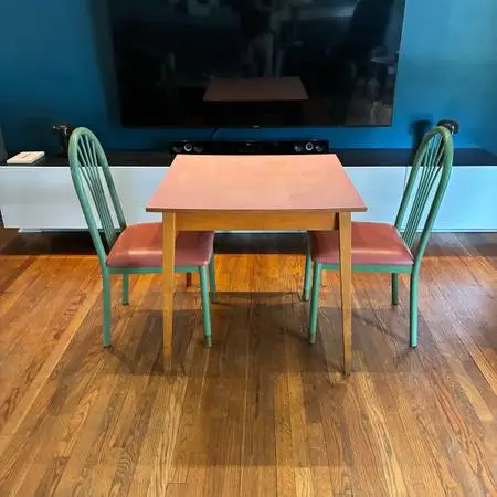 Retro Vtg. Small Dining Table w/ Chairs