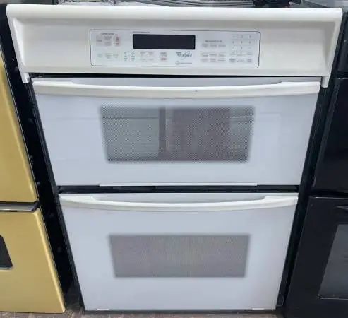 Whirlpool Built In Wall Microwave and Oven Combo White 30 Inch