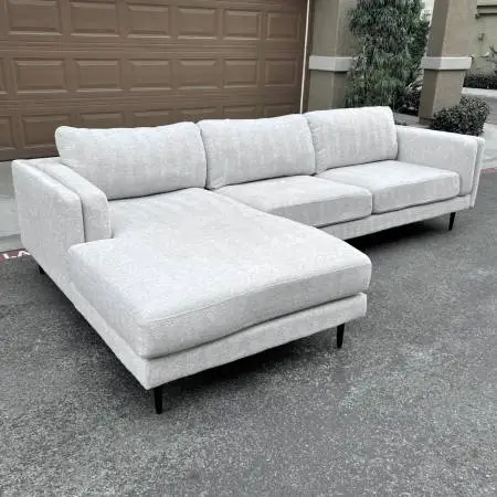 FREE DELIVERY Living Spaces Sectional Couch w/ DEEP Cushions & Oversiz