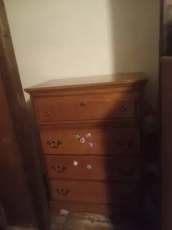 for sale a bureau with four drawers in it