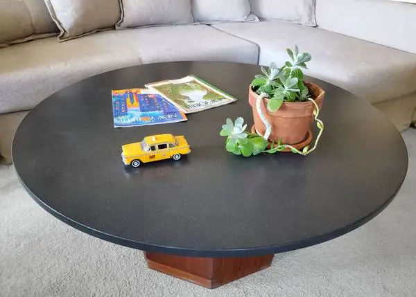 Slate Coffee Table Vintage Mid-Century Modern - Park Slope
