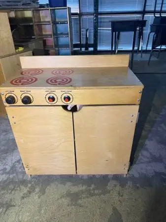 Wooden Play Stove