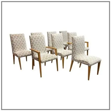 Creative Elegance Ceylon Dining Chairs, Set Of Eight. Estimated Price: