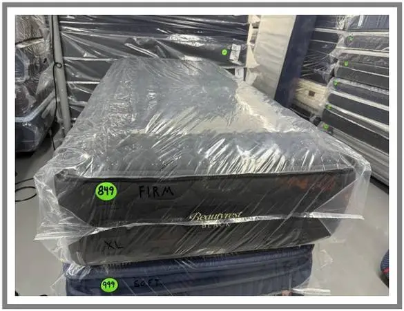 Twin Xl Size Simmons Beautyrest Black Series 3 Mattress & Box Bed