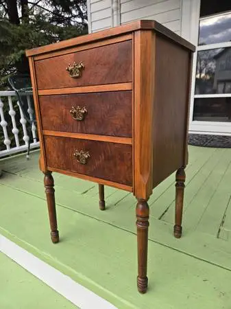 Mid Century Federal Style Sewing Stand