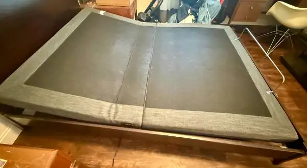 Queen Bed Frame with Motorized Adjustable Base & Built-In USB Ports