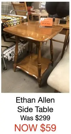 Vintage Ethan Allen Side Table, Furniture Items for SALE!!!!!