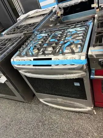Stainless steel Dual Fuel Stove Open box