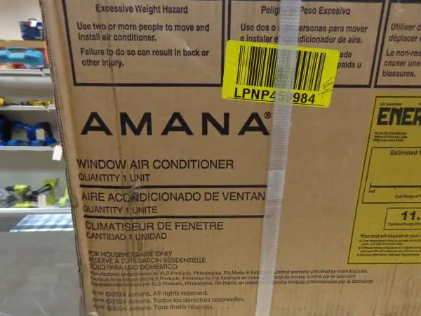 NEW Amana AMAP050EW 5000 BTU Window A/C