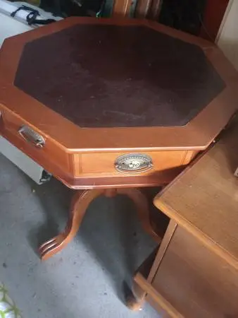 Octagon End Table