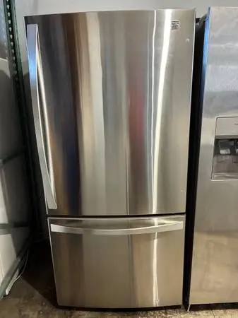 Kenmore 21 cubic feet Stainless Steel Bottom Freezer Refrigerator
