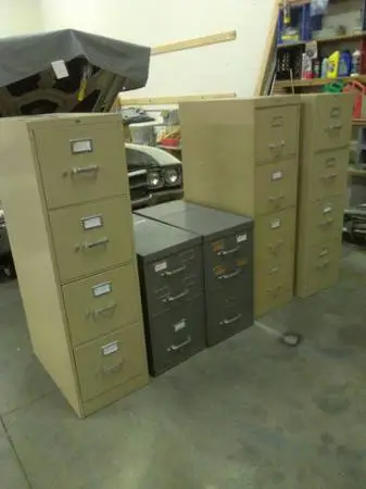 File Cabinets / 5 metal /TWO Day only .. August 15 & 16 in Newton