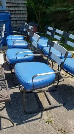 11 piece Set Russel Woodard wrought iron