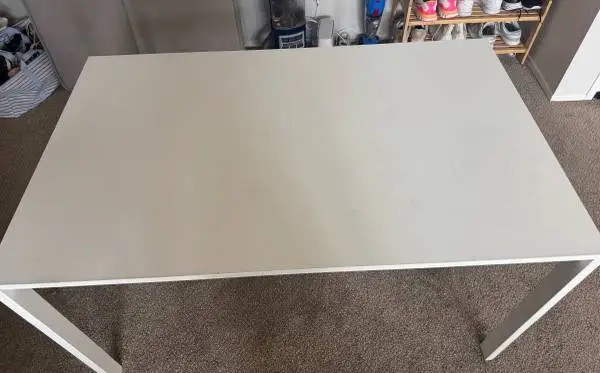 White Ikea dining table